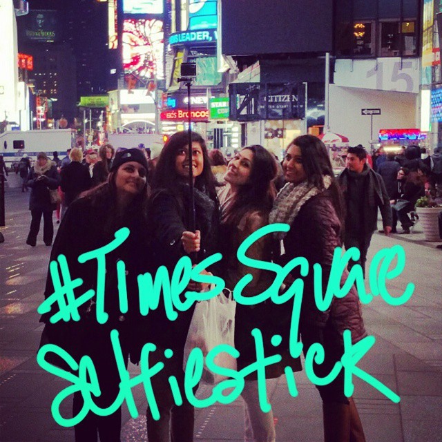 Times Square Selfie Stick
