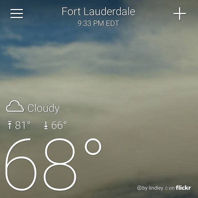 I hate to be the bearer of bad news once again, but #awareness is so critical these days. Blizzard-like conditions here in South FL. Stay safe out there everyone and be prepared to see people wearing lots of Peach Bowl 2003 sweaters and those Nautica jackets that used to come with the orange floaty thing on a keychain. You may want to wake up a few minutes early to remote start your cars tomorrow morning since no one wants a cold booty for the ride to work. Preemptive T's & P's for the entire South FL community for getting through such awful weather #neverforget #blizzard2017 #chillmageddon #stayinside #staywoke